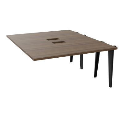 KIT EXTENSION POUR TABLES ELLIPTIQUES 4P L140XP170 CM (2X85) DÉC TRAPPE X2+GOULOTTE DBLE