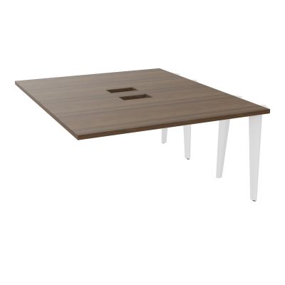 KIT EXTENSION POUR TABLES ELLIPTIQUES 4P L140XP170 CM (2X85) DÉC TRAPPE X2+GOULOTTE DBLE