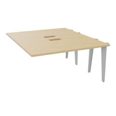 KIT EXTENSION POUR TABLES ELLIPTIQUES 4P L140XP170 CM (2X85) DÉC TRAPPE X2+GOULOTTE DBLE
