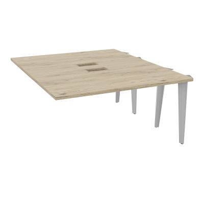 KIT EXTENSION POUR TABLES ELLIPTIQUES 4P L140XP170 CM (2X85) DÉC TRAPPE X2+GOULOTTE DBLE