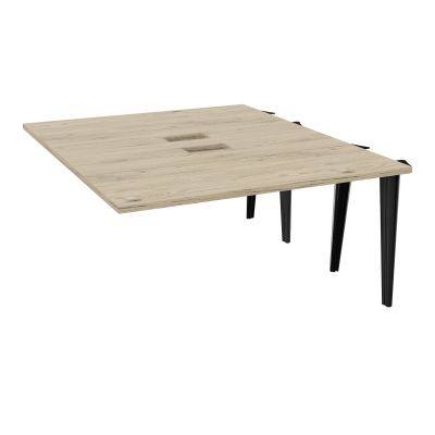 KIT EXTENSION POUR TABLES ELLIPTIQUES 4P L140XP170 CM (2X85) DÉC TRAPPE X2+GOULOTTE DBLE