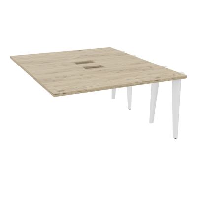 KIT EXTENSION POUR TABLES ELLIPTIQUES 4P L140XP170 CM (2X85) DÉC TRAPPE X2+GOULOTTE DBLE