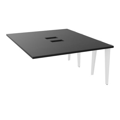 KIT EXTENSION POUR TABLES ELLIPTIQUES 4P L140XP170 CM (2X85) DÉC TRAPPE X2+GOULOTTE DBLE