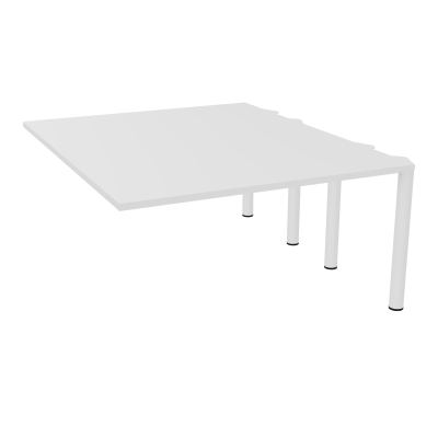KIT EXTENSION POUR TABLES ELLIPTIQUES 4P L140XP170 CM (2X85) PP OBTX4 4 PIEDS MÉTAL Ø70 M
