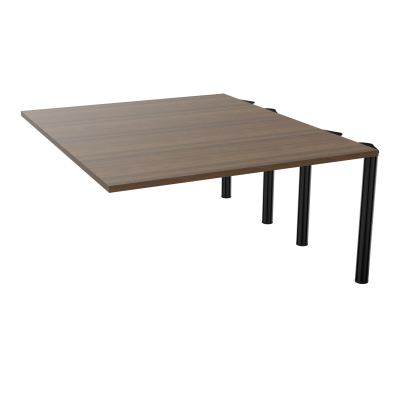 KIT EXTENSION POUR TABLES ELLIPTIQUES 4P L140XP170 CM (2X85) PP OBTX4 4 PIEDS MÉTAL Ø70 N