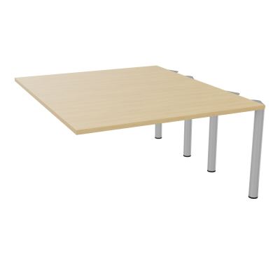 KIT EXTENSION POUR TABLES ELLIPTIQUES 4P L140XP170 CM (2X85) PP OBTX4 4 PIEDS MÉTAL Ø70 R