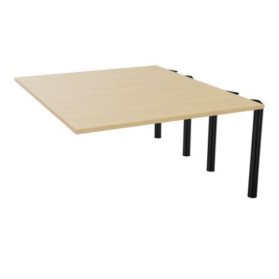 KIT EXTENSION POUR TABLES ELLIPTIQUES 4P L140XP170 CM (2X85) PP OBTX4 4 PIEDS MÉTAL Ø70 R