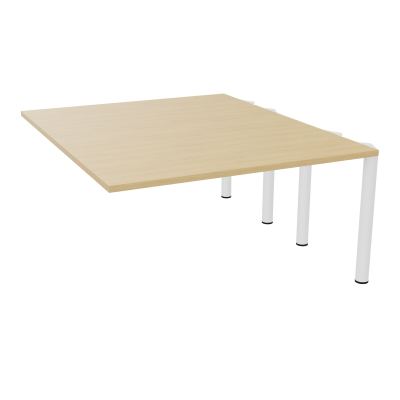 KIT EXTENSION POUR TABLES ELLIPTIQUES 4P L140XP170 CM (2X85) PP OBTX4 4 PIEDS MÉTAL Ø70 R