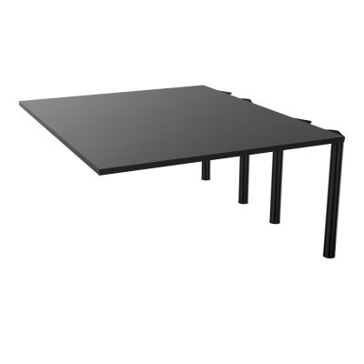 KIT EXTENSION POUR TABLES ELLIPTIQUES 4P L140XP170 CM (2X85) PP OBTX4 4 PIEDS MÉTAL Ø70 R