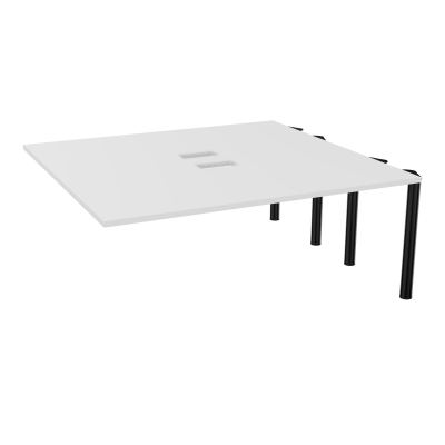 KIT EXTENSION POUR TABLES ELLIPTIQUES 6P L180XP170 CM (2X85) DÉC TRAPPE X2+GOULOTTE DBLE