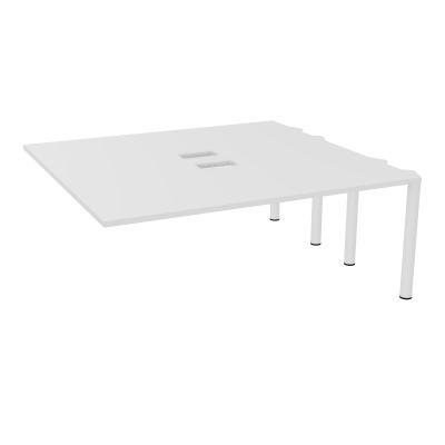 KIT EXTENSION POUR TABLES ELLIPTIQUES 6P L180XP170 CM (2X85) DÉC TRAPPE X2+GOULOTTE DBLE