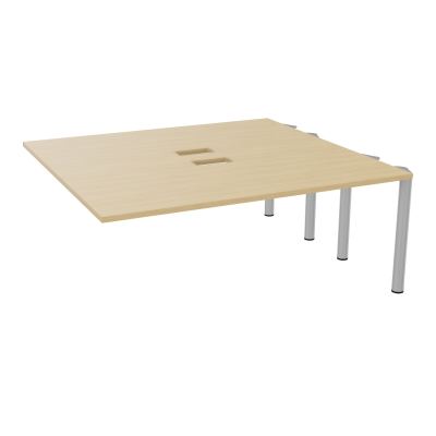 KIT EXTENSION POUR TABLES ELLIPTIQUES 6P L180XP170 CM (2X85) DÉC TRAPPE X2+GOULOTTE DBLE