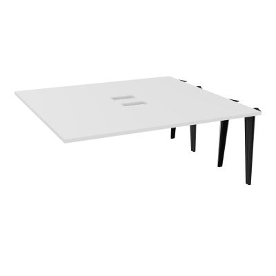 KIT EXTENSION POUR TABLES ELLIPTIQUES 6P L180XP170 CM (2X85) DÉC TRAPPE X2+GOULOTTE DBLE