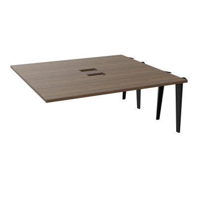 KIT EXTENSION POUR TABLES ELLIPTIQUES 6P L180XP170 CM (2X85) DÉC TRAPPE X2+GOULOTTE DBLE