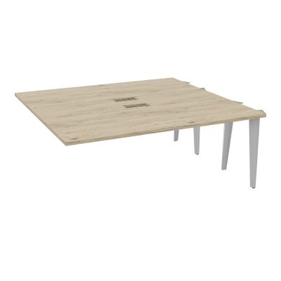 KIT EXTENSION POUR TABLES ELLIPTIQUES 6P L180XP170 CM (2X85) DÉC TRAPPE X2+GOULOTTE DBLE