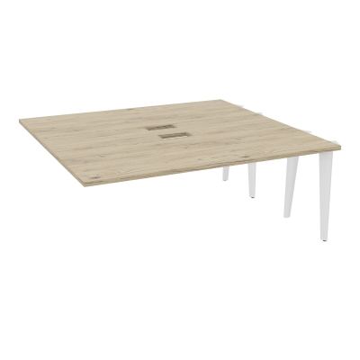 KIT EXTENSION POUR TABLES ELLIPTIQUES 6P L180XP170 CM (2X85) DÉC TRAPPE X2+GOULOTTE DBLE