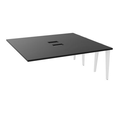 KIT EXTENSION POUR TABLES ELLIPTIQUES 6P L180XP170 CM (2X85) DÉC TRAPPE X2+GOULOTTE DBLE