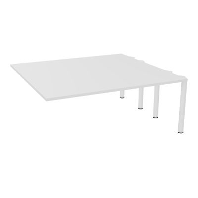 KIT EXTENSION POUR TABLES ELLIPTIQUES 6P L180XP170 CM (2X85) PP OBTX4 4 PIEDS MÉTAL Ø70 M