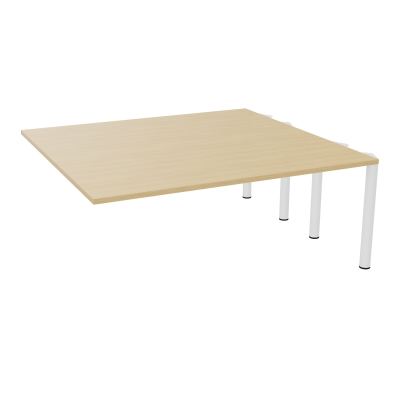 KIT EXTENSION POUR TABLES ELLIPTIQUES 6P L180XP170 CM (2X85) PP OBTX4 4 PIEDS MÉTAL Ø70 R