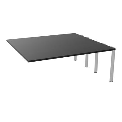 KIT EXTENSION POUR TABLES ELLIPTIQUES 6P L180XP170 CM (2X85) PP OBTX4 4 PIEDS MÉTAL Ø70 R