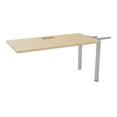 EXTENSION 2P L140XP70 CM POUR TABLES U, V, LOSANGE ET RONDE DÉC TRAPPE X1+GOULOTTE SIMPLE