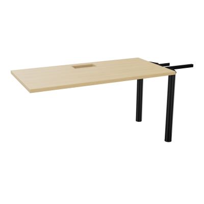 EXTENSION 2P L140XP70 CM POUR TABLES U, V, LOSANGE ET RONDE DÉC TRAPPE X1+GOULOTTE SIMPLE