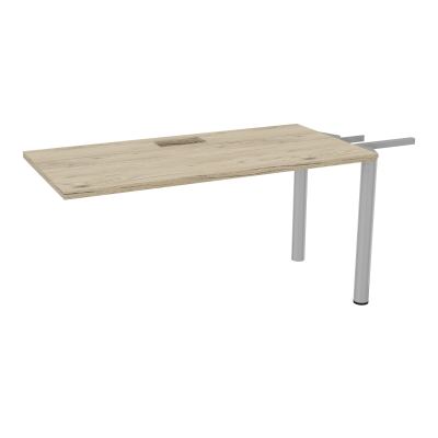 EXTENSION 2P L140XP70 CM POUR TABLES U, V, LOSANGE ET RONDE DÉC TRAPPE X1+GOULOTTE SIMPLE