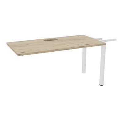 EXTENSION 2P L140XP70 CM POUR TABLES U, V, LOSANGE ET RONDE DÉC TRAPPE X1+GOULOTTE SIMPLE