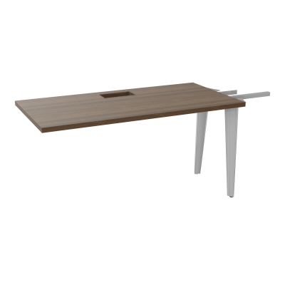 EXTENSION 2P L140XP70 CM POUR TABLES U, V, LOSANGE ET RONDE DÉC TRAPPE X1+GOULOTTE SIMPLE
