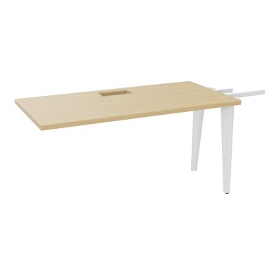 EXTENSION 2P L140XP70 CM POUR TABLES U, V, LOSANGE ET RONDE DÉC TRAPPE X1+GOULOTTE SIMPLE