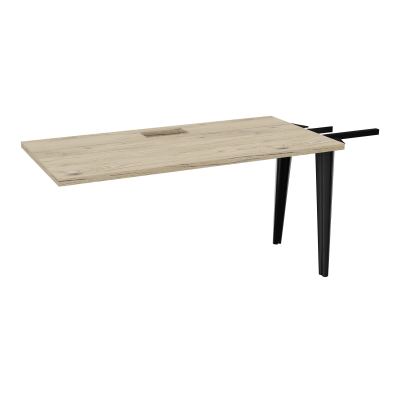 EXTENSION 2P L140XP70 CM POUR TABLES U, V, LOSANGE ET RONDE DÉC TRAPPE X1+GOULOTTE SIMPLE
