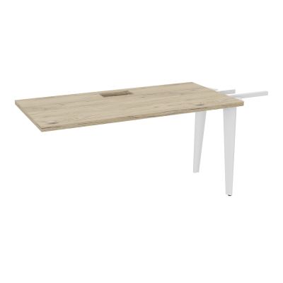 EXTENSION 2P L140XP70 CM POUR TABLES U, V, LOSANGE ET RONDE DÉC TRAPPE X1+GOULOTTE SIMPLE