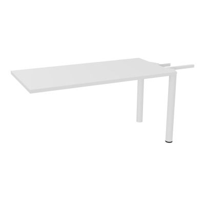 EXTENSION 2P L140XP70 CM POUR TABLES U, V, LOSANGE ET RONDE PP OBTX2 2 PIEDS MÉTAL Ø70 MG