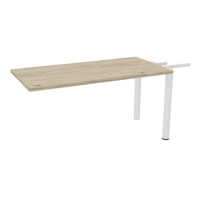 EXTENSION 2P L140XP70 CM POUR TABLES U, V, LOSANGE ET RONDE PP OBTX2 2 PIEDS MÉTAL Ø70 R3