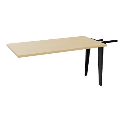 EXTENSION 2P L140XP70 CM POUR TABLES U, V, LOSANGE ET RONDE PP OBTX2 1+1 PIEDS TRIANG R1