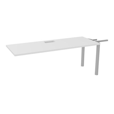 EXTENSION 3P L180XP70 CM POUR TABLES U, V, LOSANGE ET RONDE DÉC TRAPPE X1+GOULOTTE SIMPLE