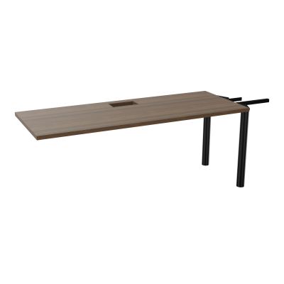 EXTENSION 3P L180XP70 CM POUR TABLES U, V, LOSANGE ET RONDE DÉC TRAPPE X1+GOULOTTE SIMPLE