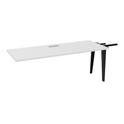 EXTENSION 3P L180XP70 CM POUR TABLES U, V, LOSANGE ET RONDE DÉC TRAPPE X1+GOULOTTE SIMPLE