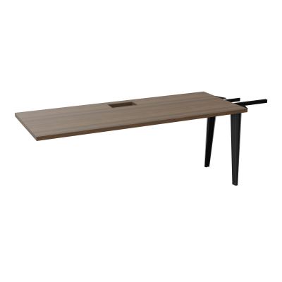 EXTENSION 3P L180XP70 CM POUR TABLES U, V, LOSANGE ET RONDE DÉC TRAPPE X1+GOULOTTE SIMPLE