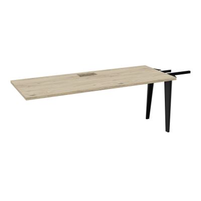 EXTENSION 3P L180XP70 CM POUR TABLES U, V, LOSANGE ET RONDE DÉC TRAPPE X1+GOULOTTE SIMPLE