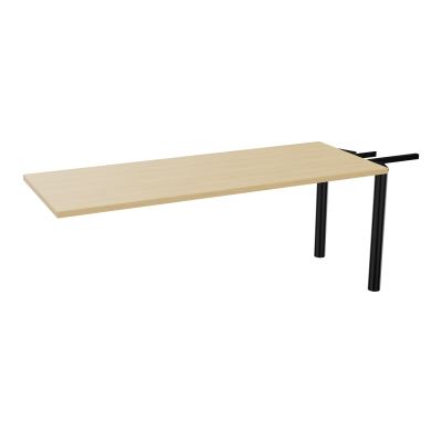 EXTENSION 3P L180XP70 CM POUR TABLES U, V, LOSANGE ET RONDE PP OBTX2 2 PIEDS MÉTAL Ø70 R1