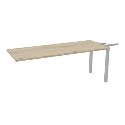 EXTENSION 3P L180XP70 CM POUR TABLES U, V, LOSANGE ET RONDE PP OBTX2 2 PIEDS MÉTAL Ø70 R3