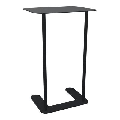 ZELIE T ECRITOIRE S/PIED SOCLE H.63 L40 P32 CM METAL STRUCTURE NOIR RAL9005 ZP