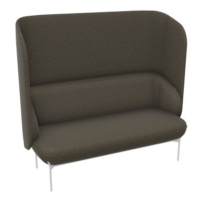 CANAPÉ SILENCE MARGOT 2 PLACES L. 155,4 X H. 144 X P. 66 CM - ASSISE TISSU STEP MÉLANGE