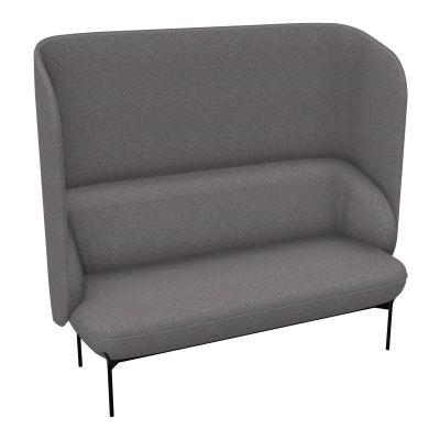 CANAPÉ SILENCE MARGOT 2 PLACES L. 155,4 X H. 144 X P. 66 CM - ASSISE TISSU CHILI CHOCOLAT