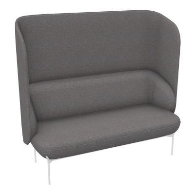 CANAPÉ SILENCE MARGOT 2 PLACES L. 155,4 X H. 144 X P. 66 CM - ASSISE TISSU CHILI CHOCOLAT