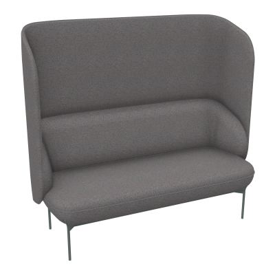 CANAPE SILENCE MARGOT 2 PL L155,4XH144XP66CM - ASS.  - DOS.  - PIET. BN BN SU