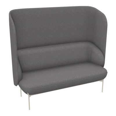 CANAPÉ SILENCE MARGOT 2 PLACES L. 155,4 X H. 144 X P. 66 CM - ASSISE TISSU CHILI CHOCOLAT