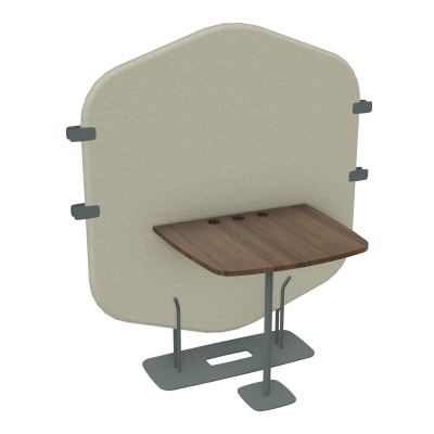 MARGOT CLOISON + TABLE - L122,7XH144,8XP75 CM