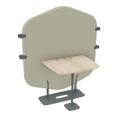 MARGOT ESPACE 2 PERS. L122,7XH144,8XP75CM - CLOISON A2 - PIET. SU - PLAT. EP19MM RZ